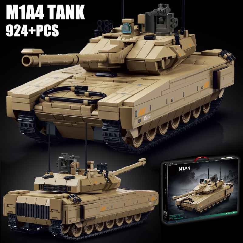 Lego Compatible Military Tank - Askeri 924 Parça Delta Force M1A4