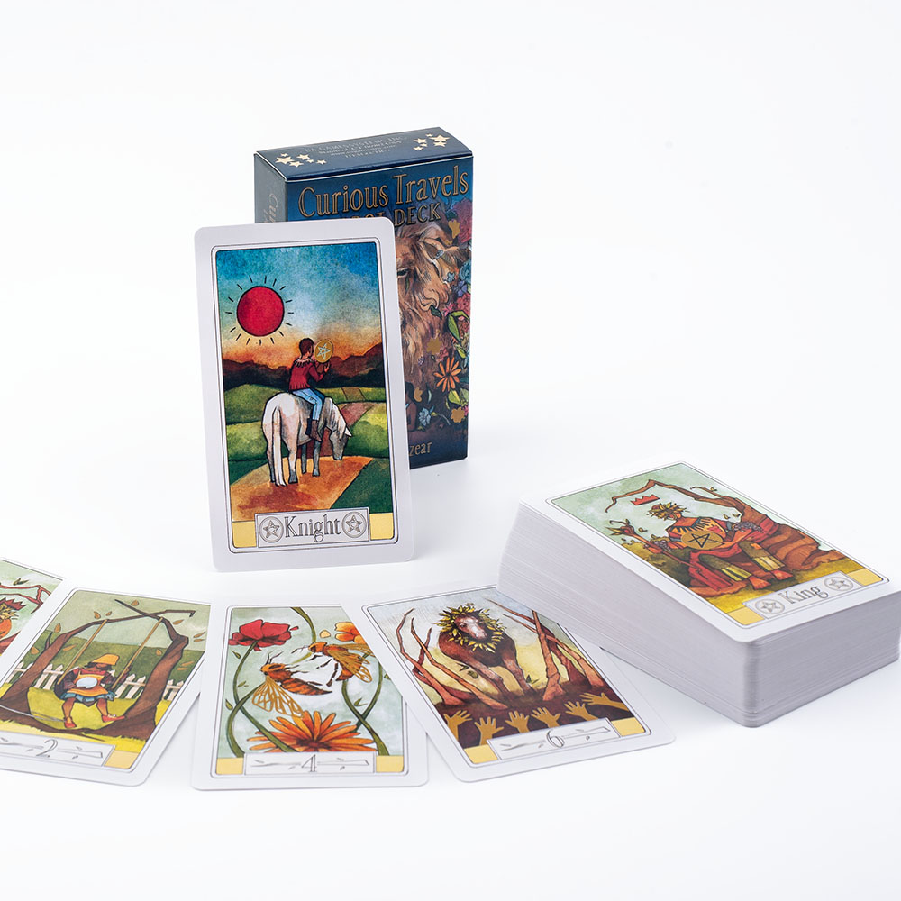 Tarot Cards Deck With Guidebook - Meraklı Seyahatlar Tarot 10.3*6 cm Büyüleyici