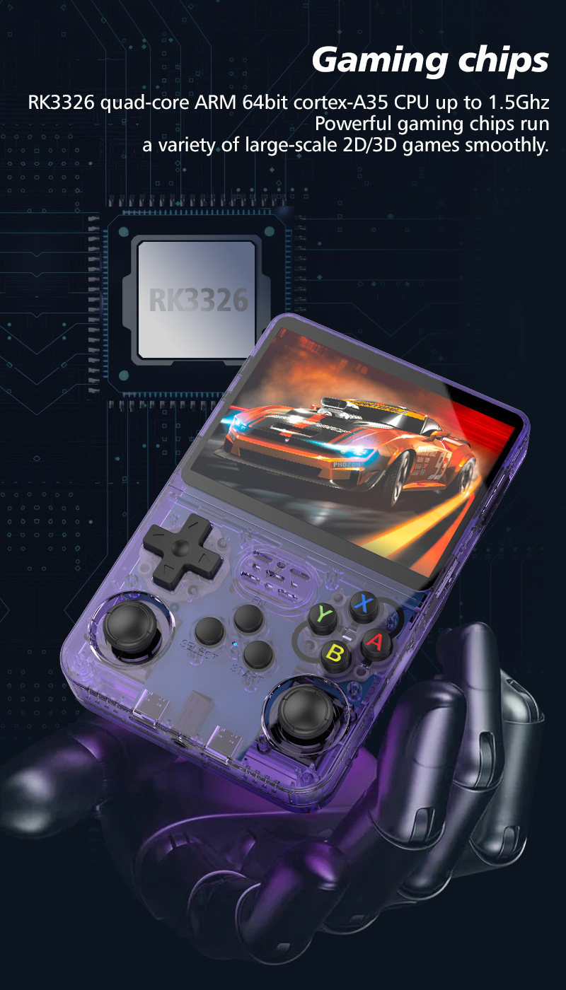 Retro Handheld Game Console R36S - R36S Retro el oyun oyuncu dahili