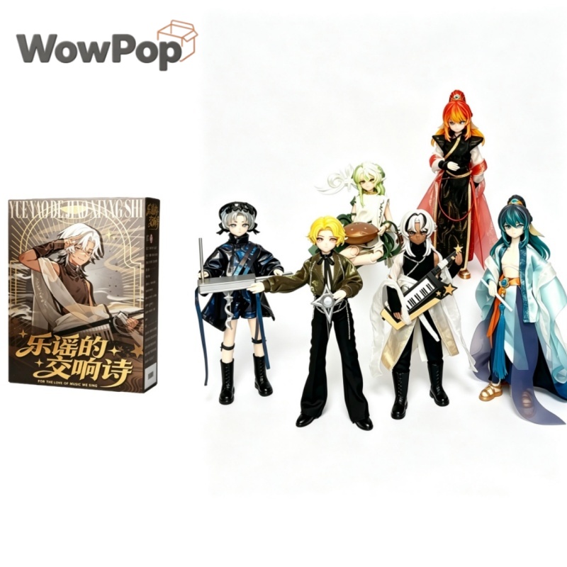 Anime Action Figure Blind Box - Orijinal Melodi-Balad Serisi 1/8 Bjd Gizemli