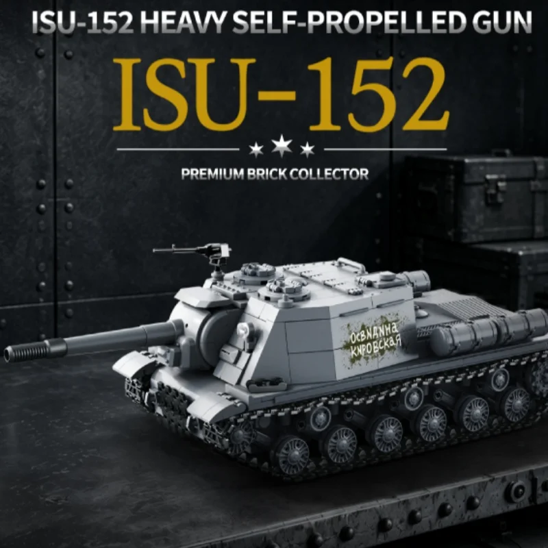 Moc ISU-152 Ağır Saldırı Topu  - Lego Compatible Military Tank incelemesi ve fiyatı