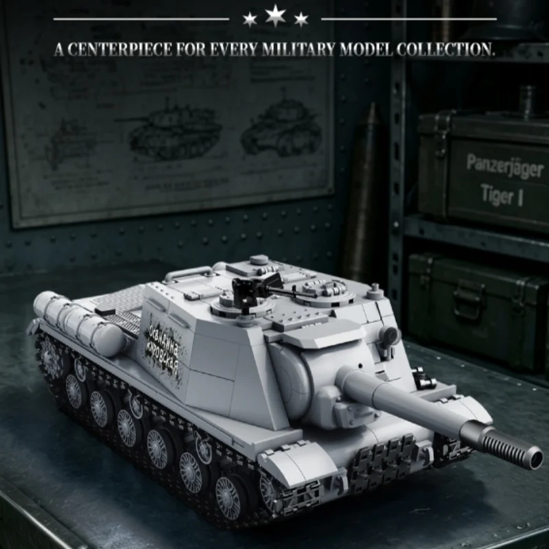 Moc ISU-152 Ağır Saldırı Topu  - Lego Compatible Military Tank incelemesi ve fiyatı