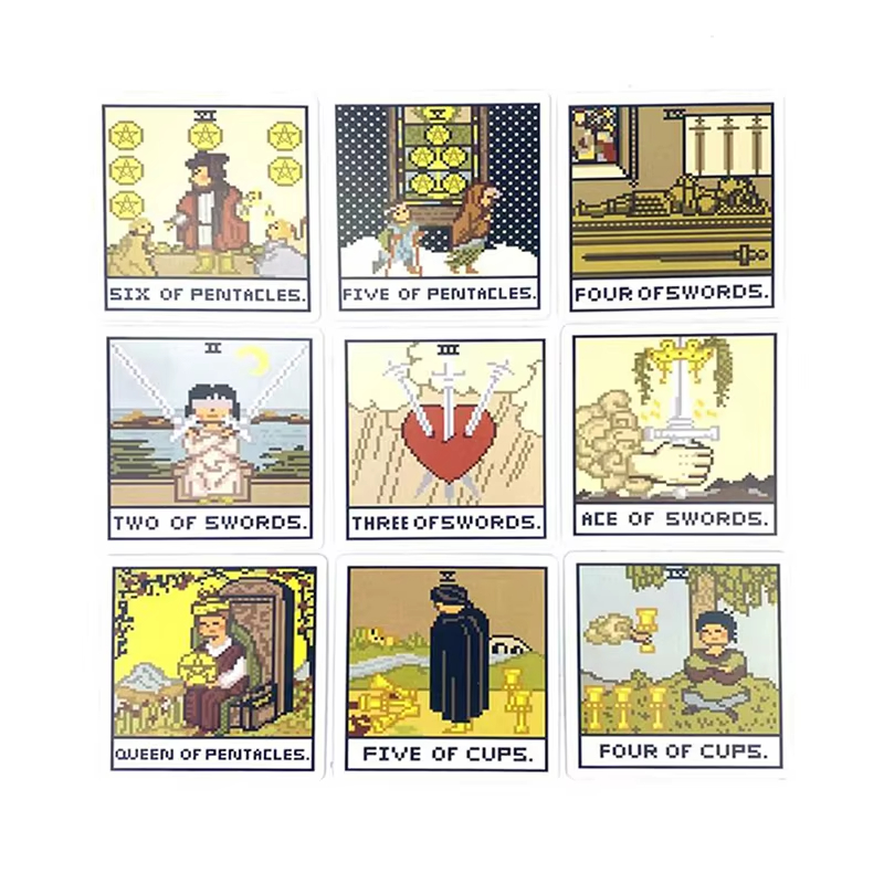 8 Bit Fantezi Tarot Destesi Ka - Tarot Cards Deck With Guidebook incelemesi ve fiyatı