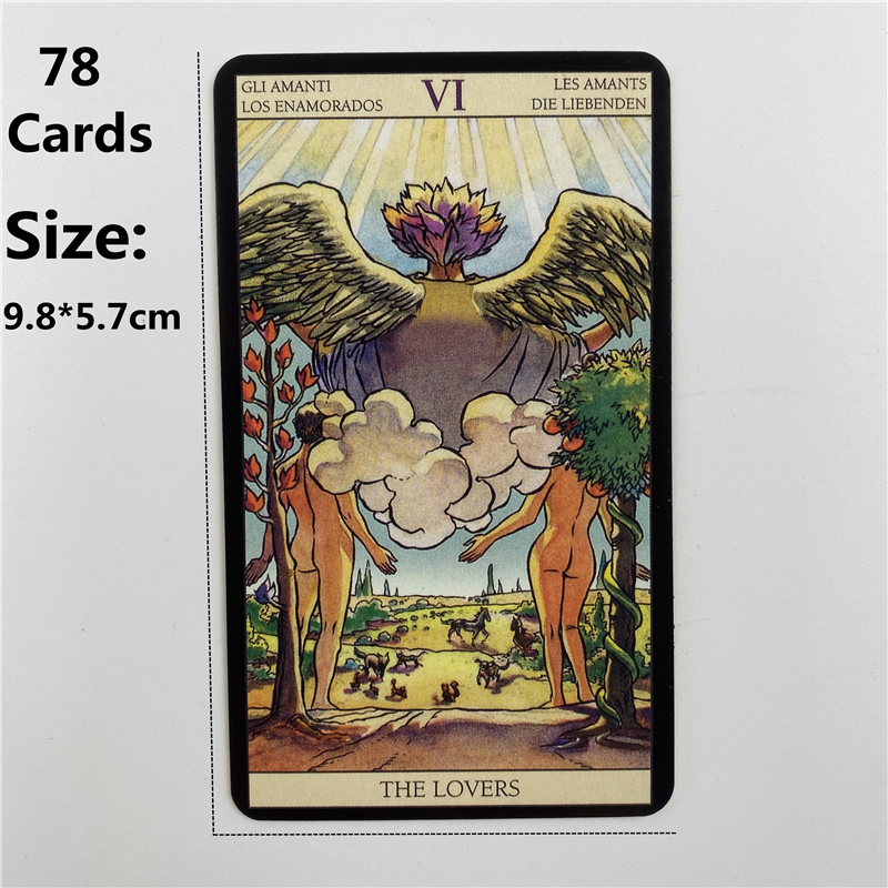 Metal Kutu Yaldızlı Baskı Geri - Tarot Cards Deck With Guidebook incelemesi ve fiyatı