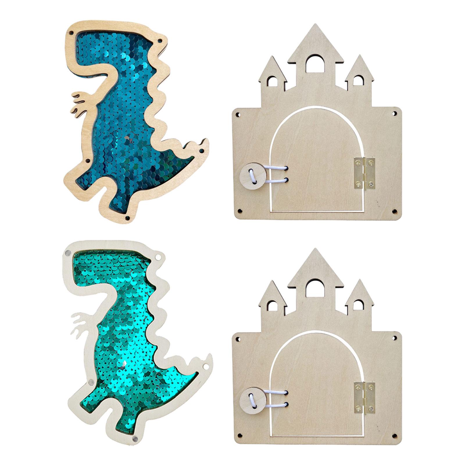 Ahşap Aktivite Panosu, Kendin  - Montessori Wooden Busy Board Toddler incelemesi ve fiyatı