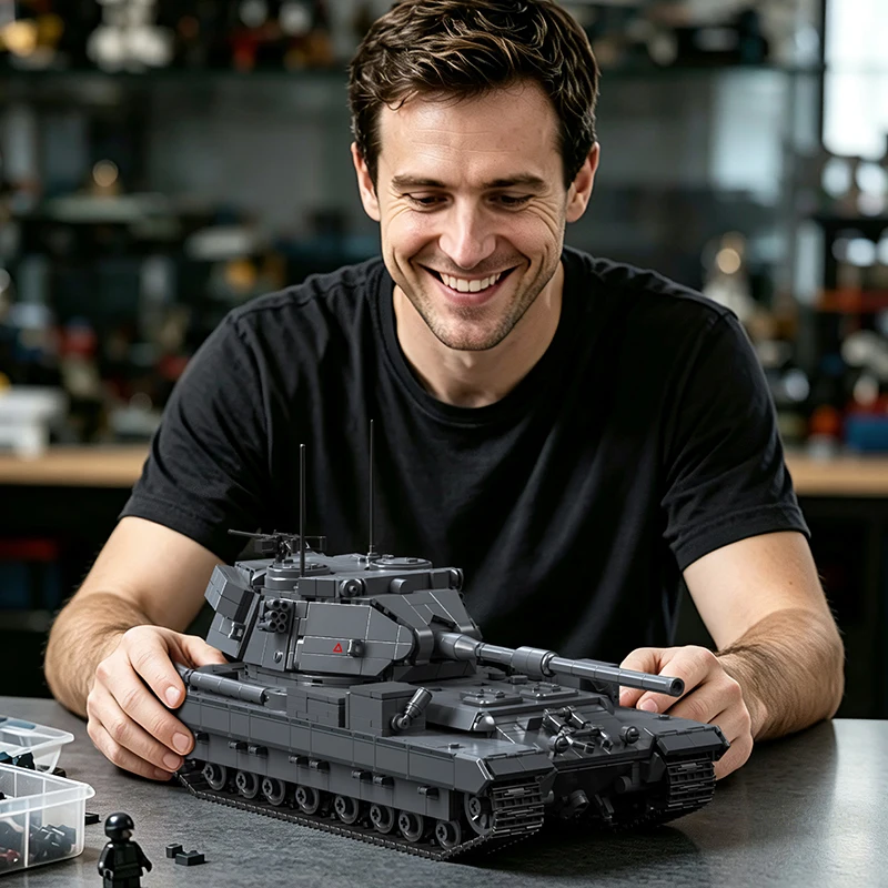 2165 Parça FV215 Tank Yıkım Ar - Lego Compatible Military Tank incelemesi ve fiyatı