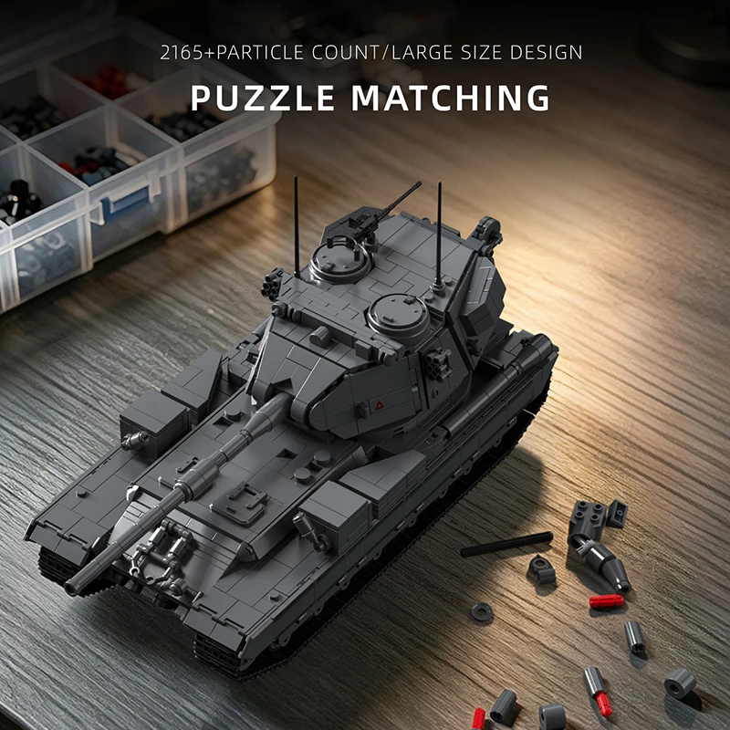 2165 Parça FV215 Tank Yıkım Ar - Lego Compatible Military Tank incelemesi ve fiyatı