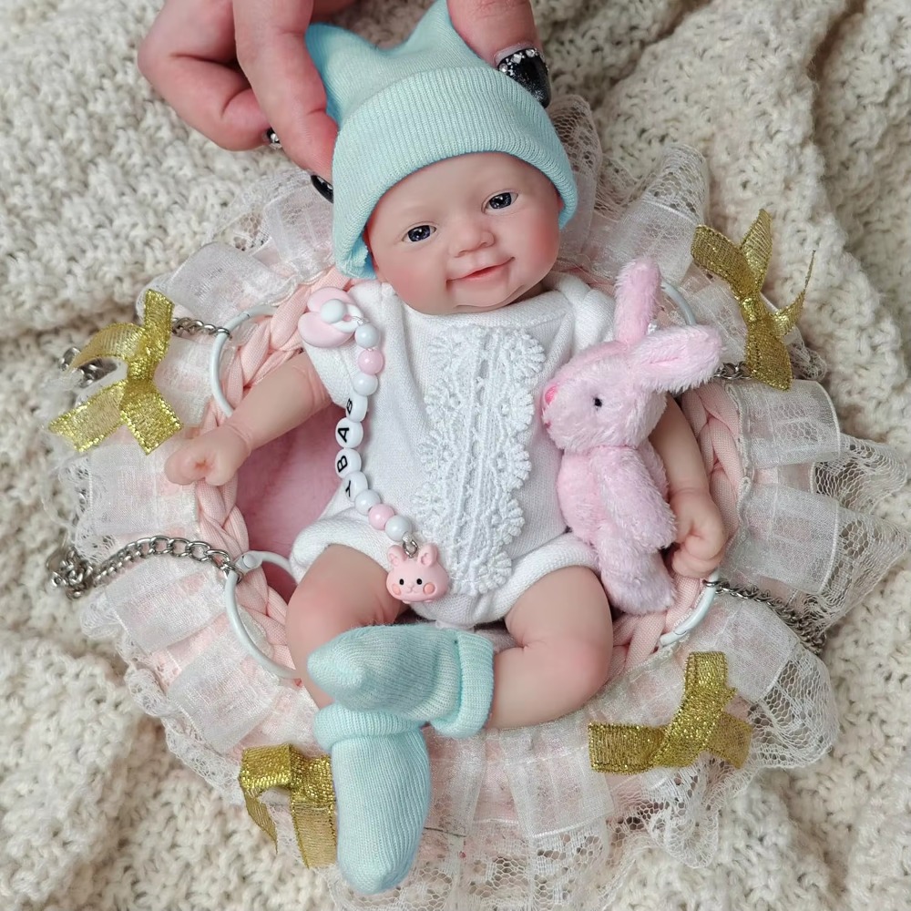 7 İnç Yeniden Doğmuş Bebek Tam - Reborn Baby Doll Silicone Realistic incelemesi ve fiyatı